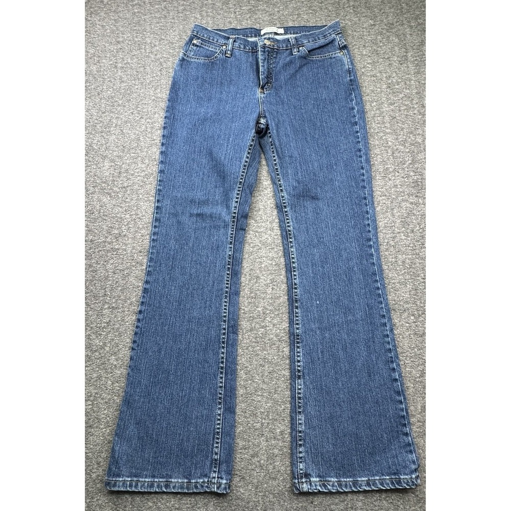 Wrangler As Real As Jeans Womens 10x32 Blue Medium Wash Bootcut Denim Western